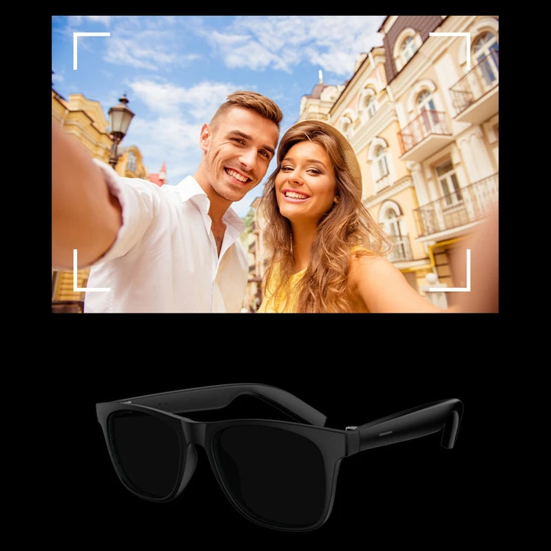 Bluetooth Smart Audio Glasses With AI Voice Assistant