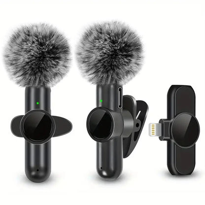 Wireless Lavalier Microphone – Plug-and-Play Noise Reduction