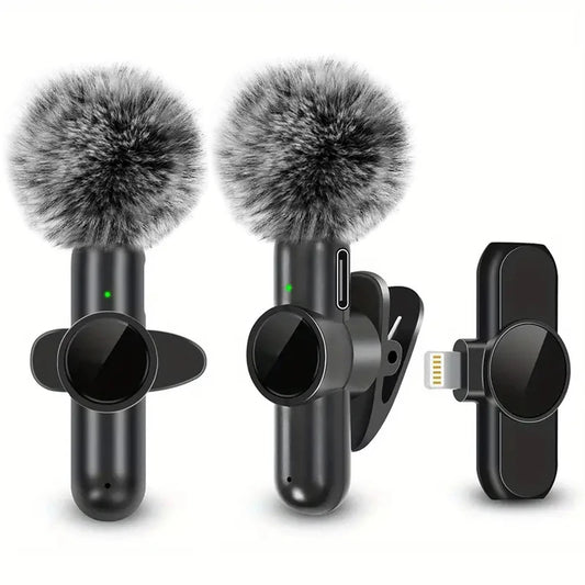 Wireless Lavalier Microphone – Plug-and-Play Noise Reduction