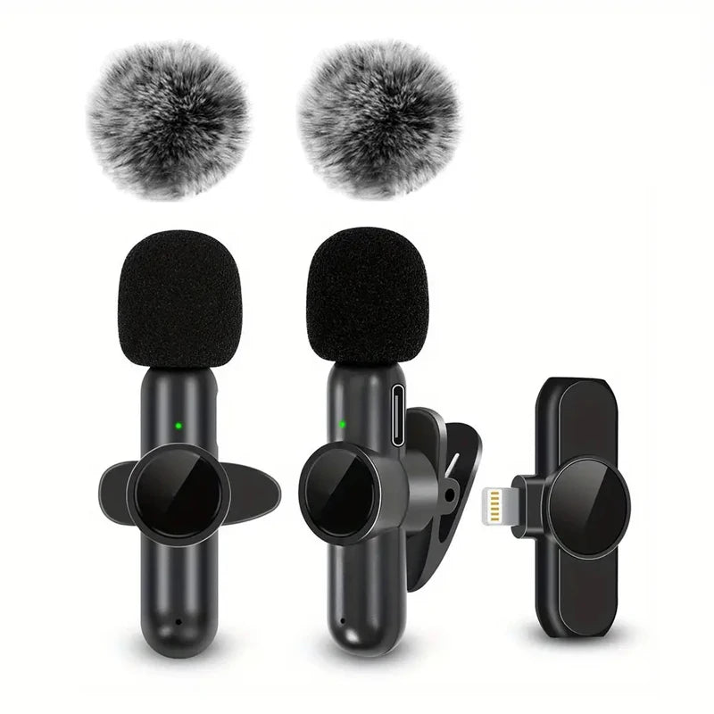 Wireless Lavalier Microphone – Plug-and-Play Noise Reduction